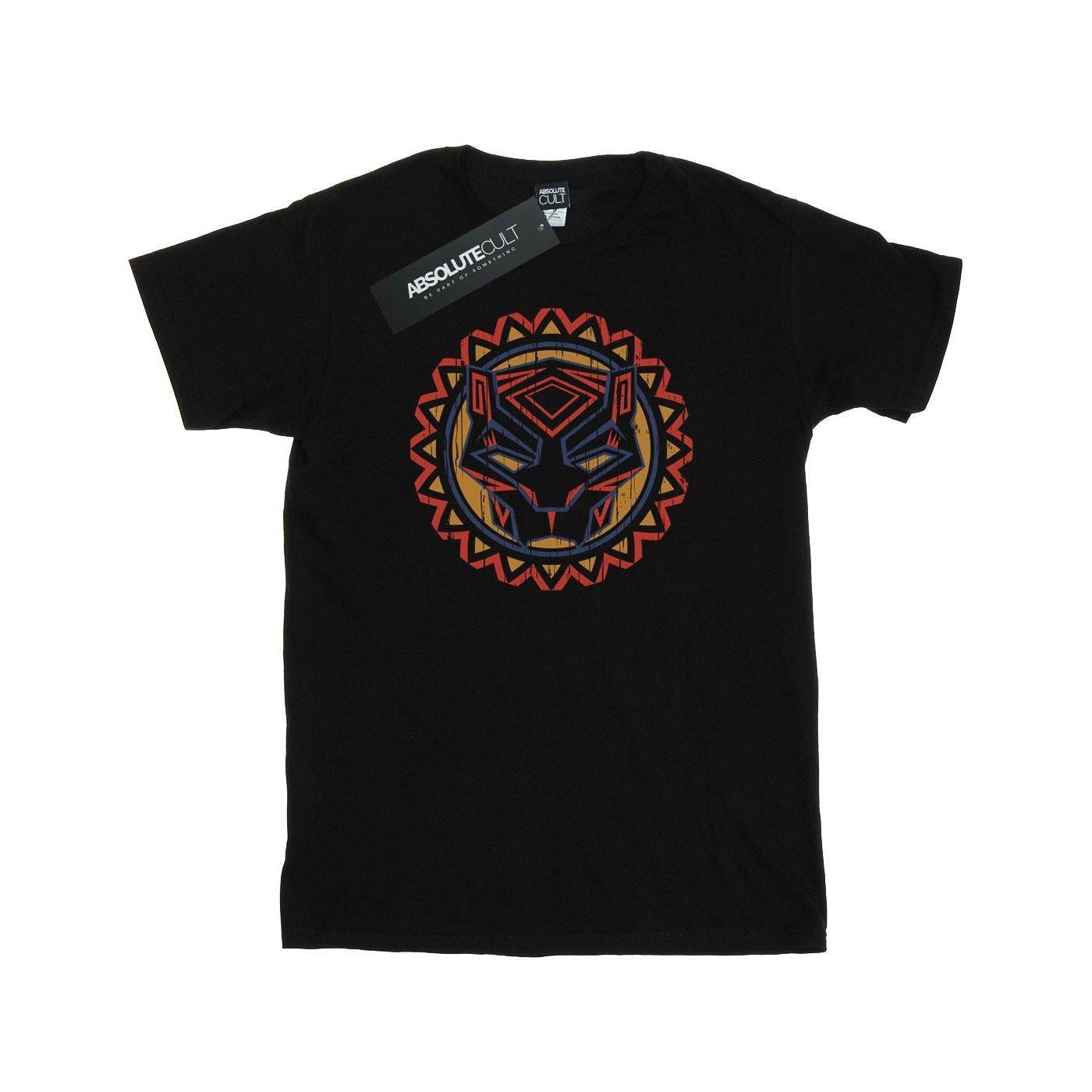 Black Panther Tribal Panther Icon Tshirt Herren Schwarz L von MARVEL