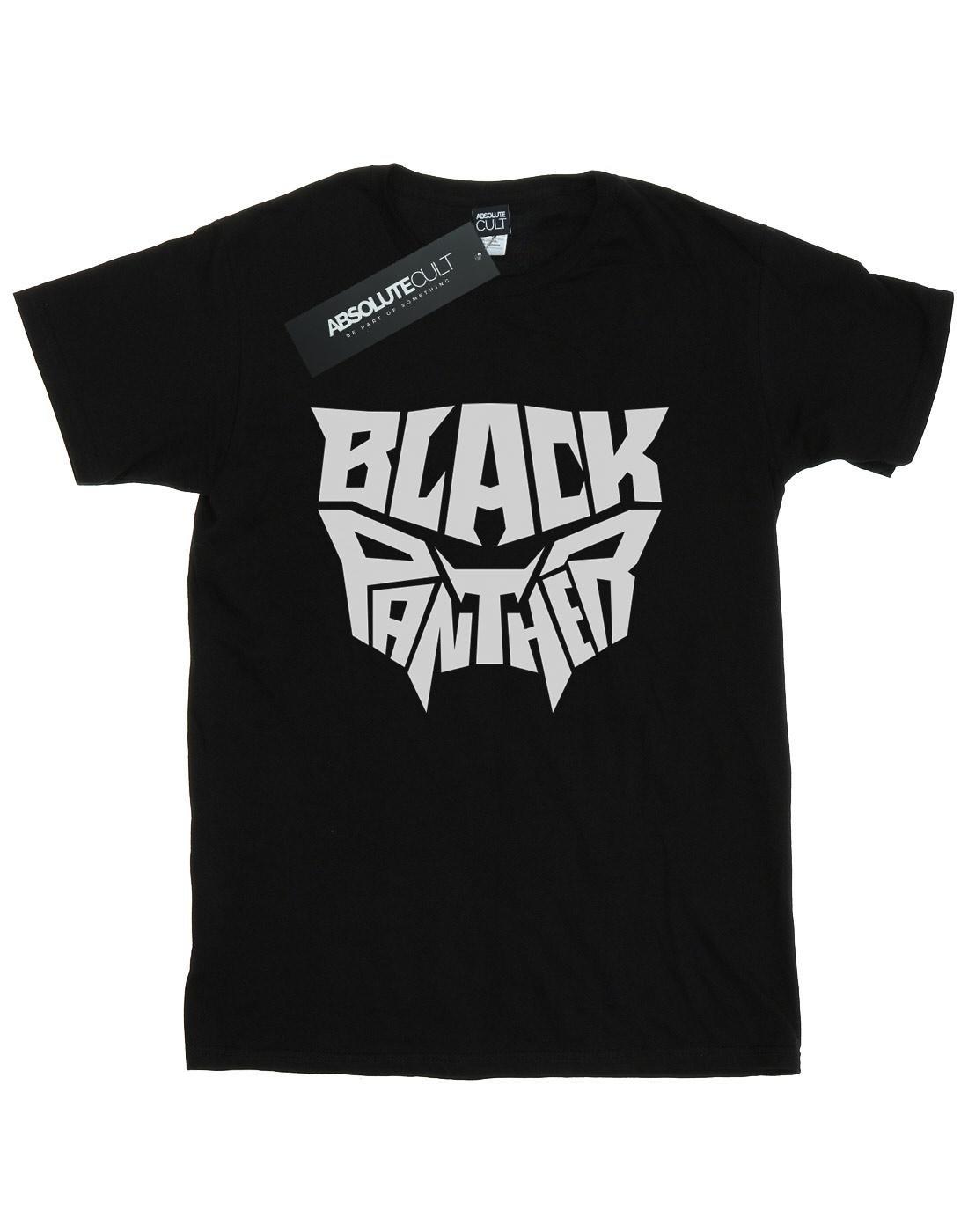 Black Panther Worded Emblem Tshirt Herren Schwarz 3XL von MARVEL