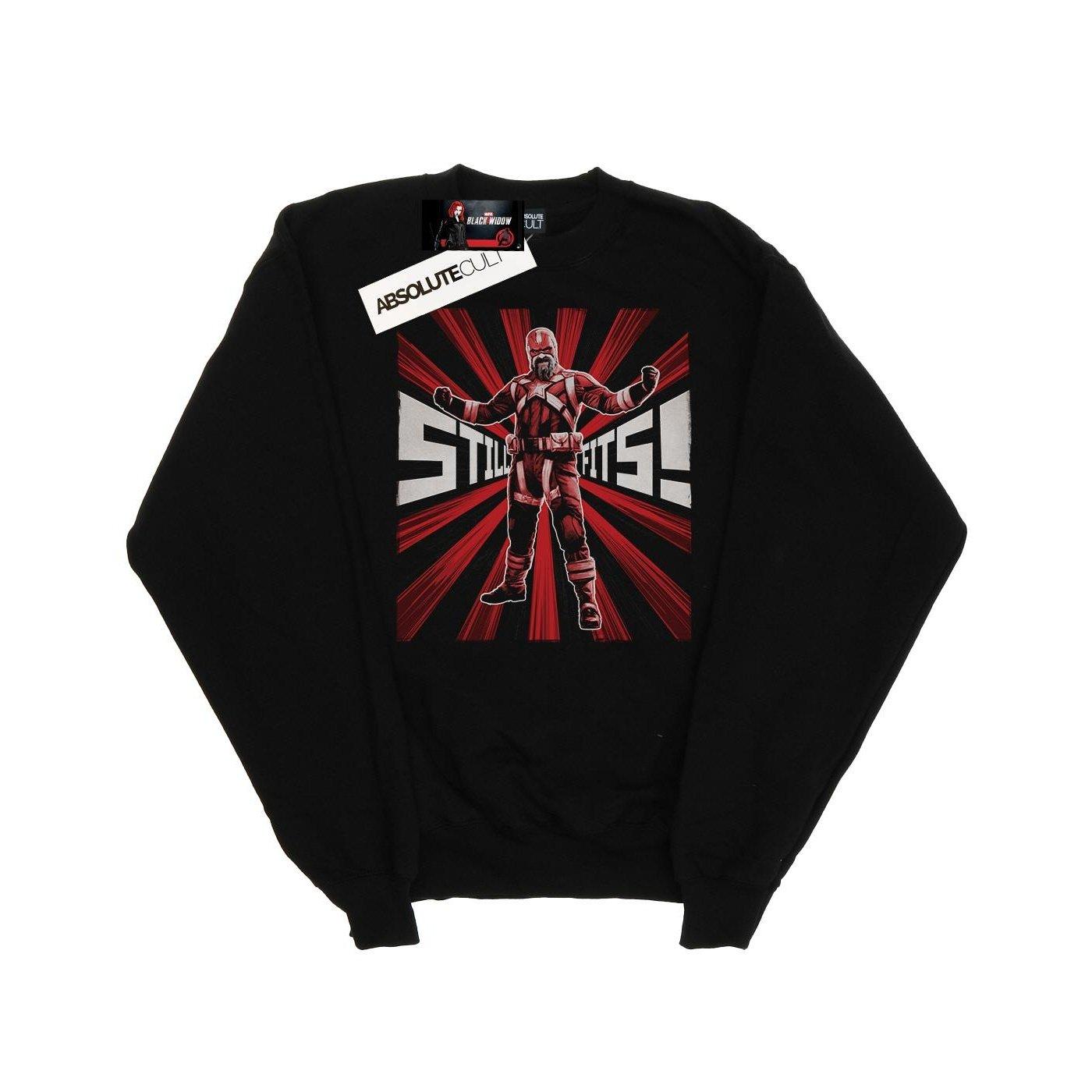 Black Widow Movie Red Sparrow Fits Sweatshirt Mädchen Schwarz 152-158 von MARVEL