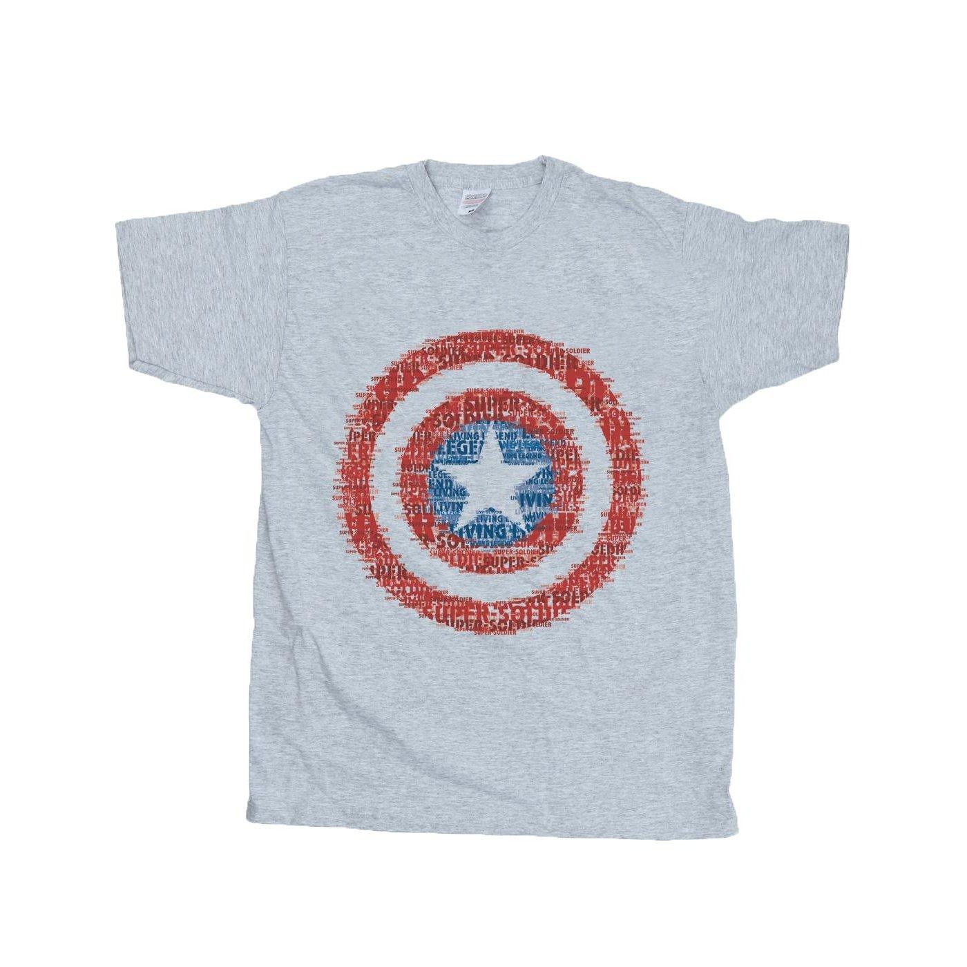 Captain America 75th Super Soldier Tshirt Herren Grau M von MARVEL