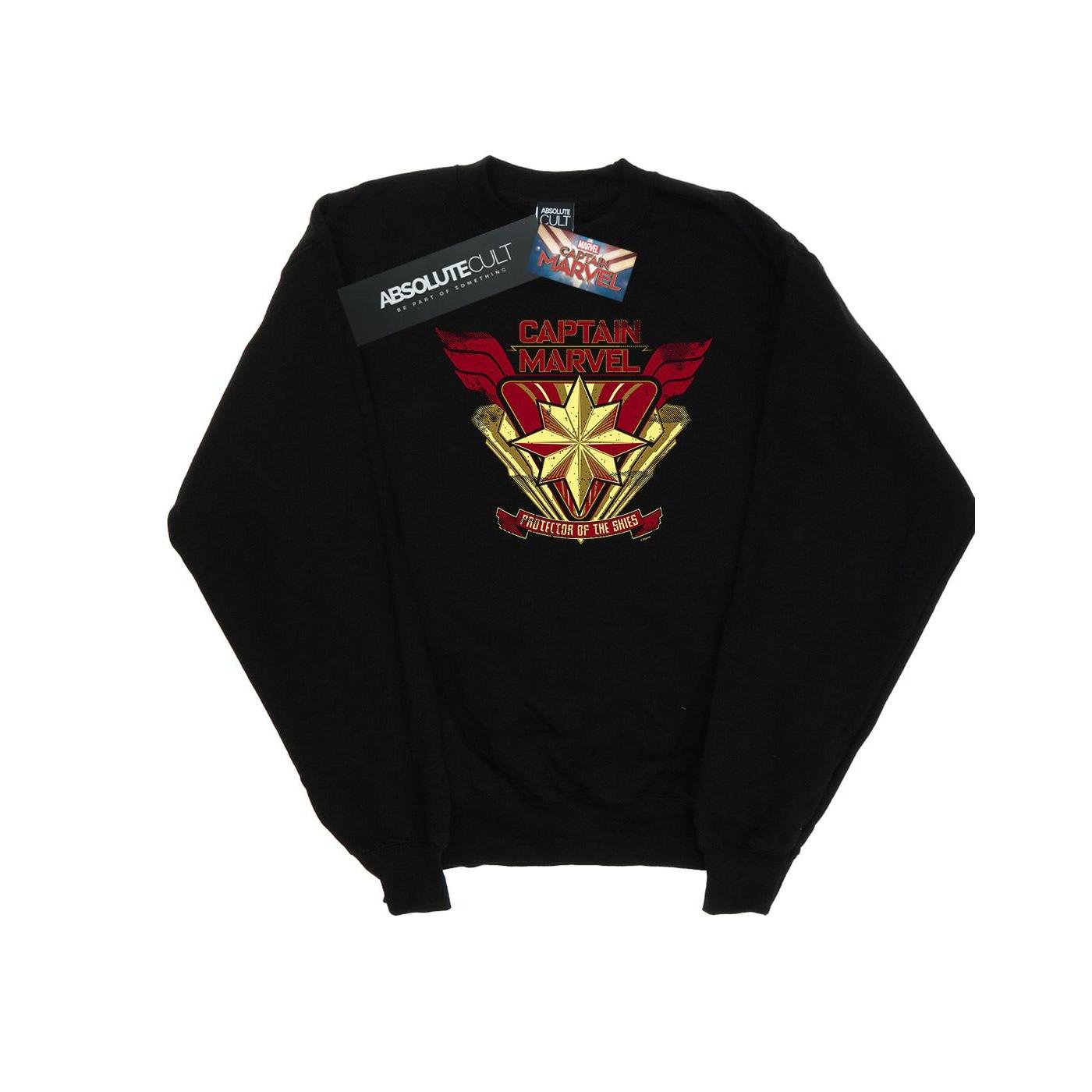 Captain Pector Of The Skies Sweatshirt Herren Schwarz L von MARVEL