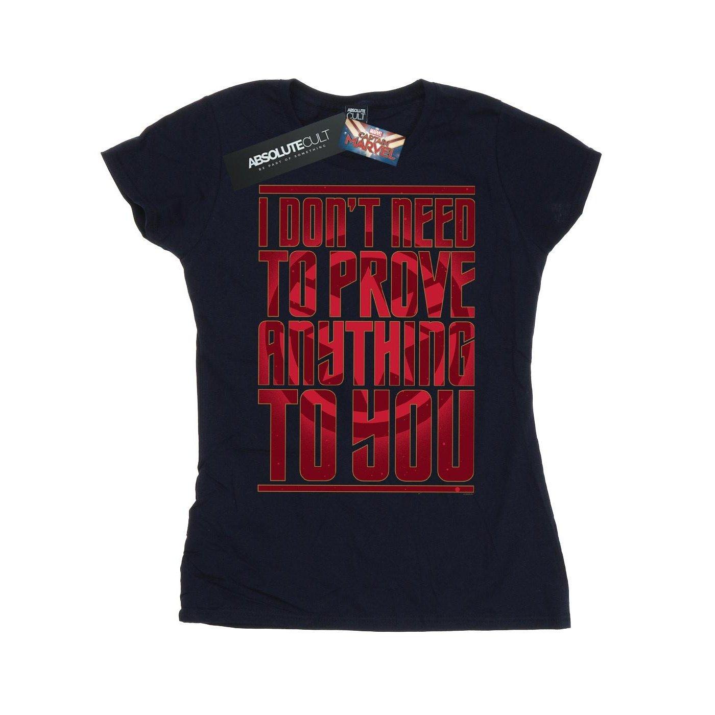 Captain Prove Anything Tshirt Damen Marine XL von MARVEL