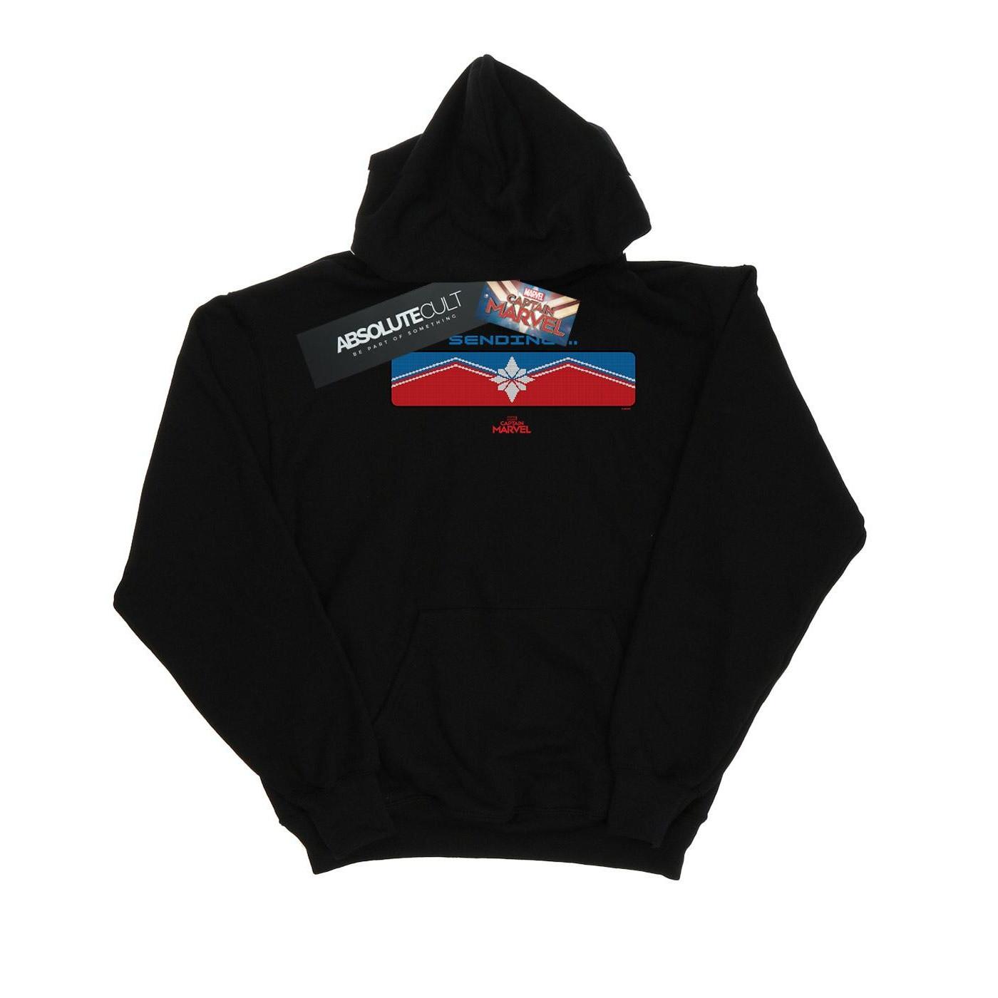 Captain Sending Kapuzenpullover Jungen Schwarz 116 von MARVEL