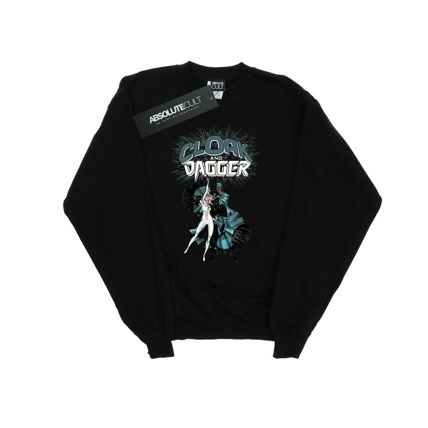 Cloak And Dagger Shadow Dance Sweatshirt Damen Schwarz XL von MARVEL