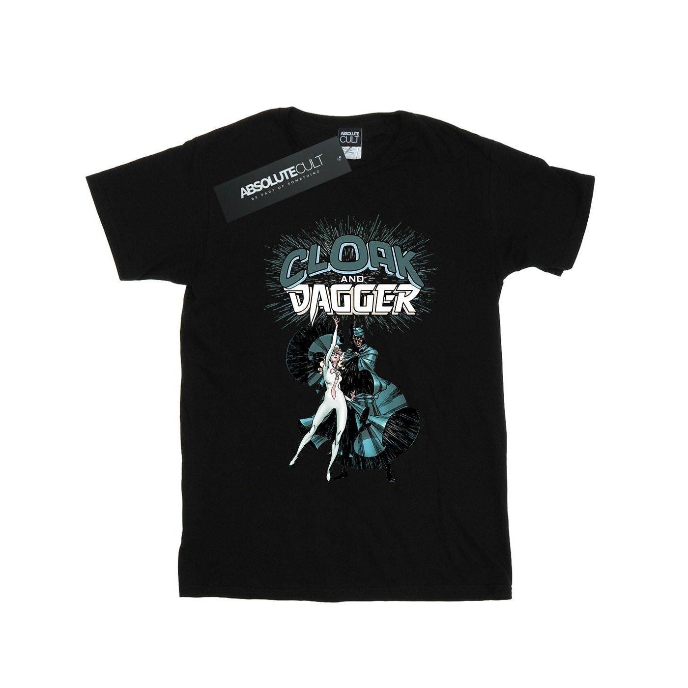 Cloak And Dagger Shadow Dance Tshirt Jungen Schwarz 140/146 von MARVEL