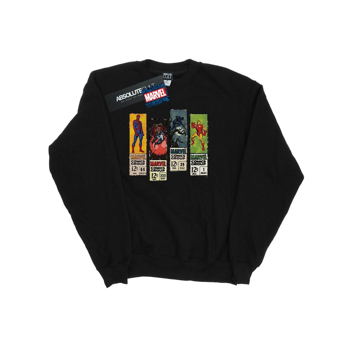 Comic Strips Sweatshirt Damen Schwarz S von MARVEL