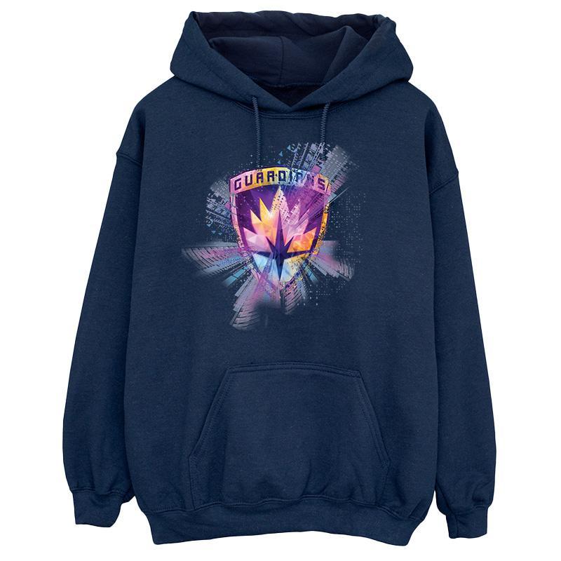 Guardians Of The Galaxy Abstract Star Lord Kapuzenpullover Damen Marine L von MARVEL