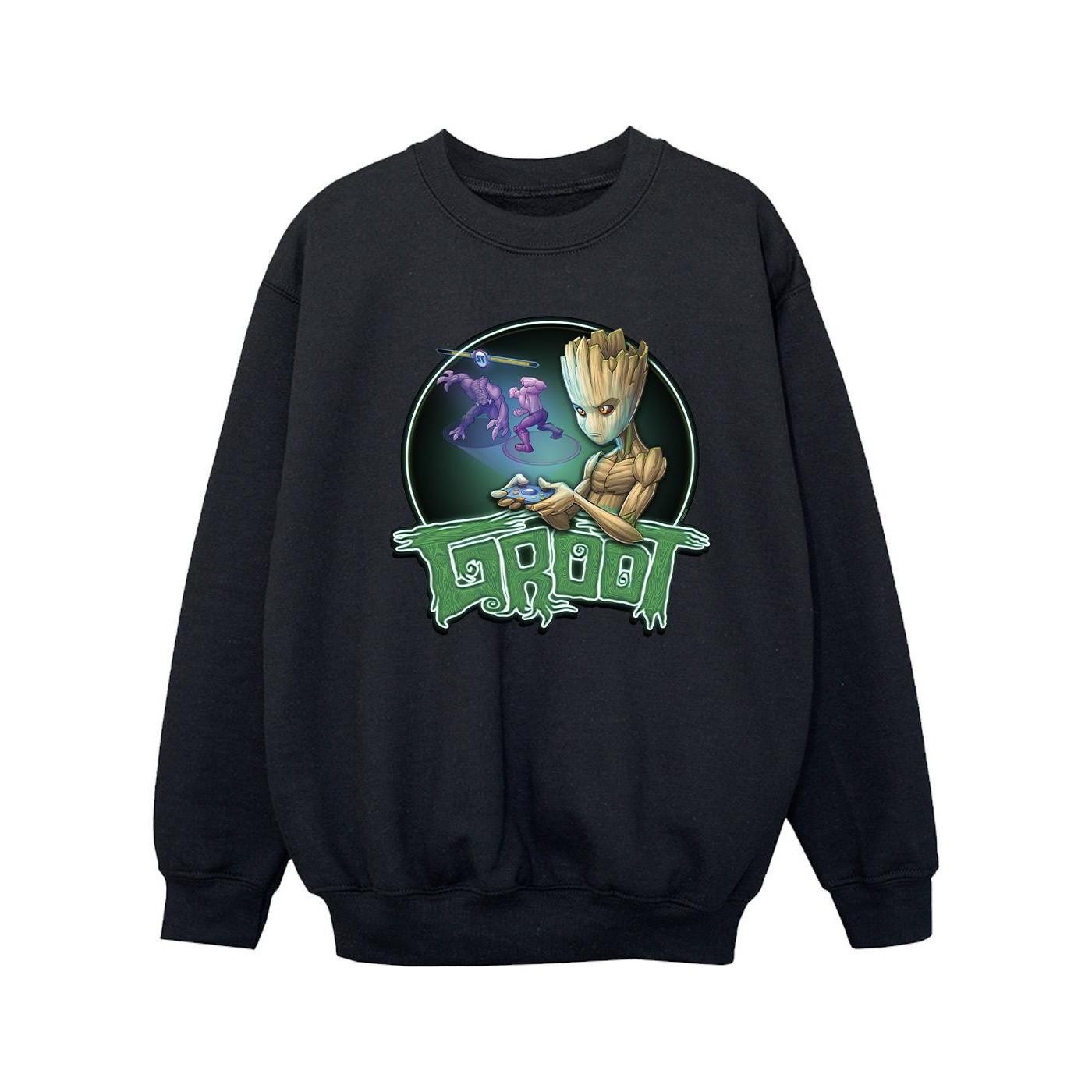 Guardians Of The Galaxy Groot Gaming Ring Sweatshirt Mädchen Schwarz 152-158 von MARVEL