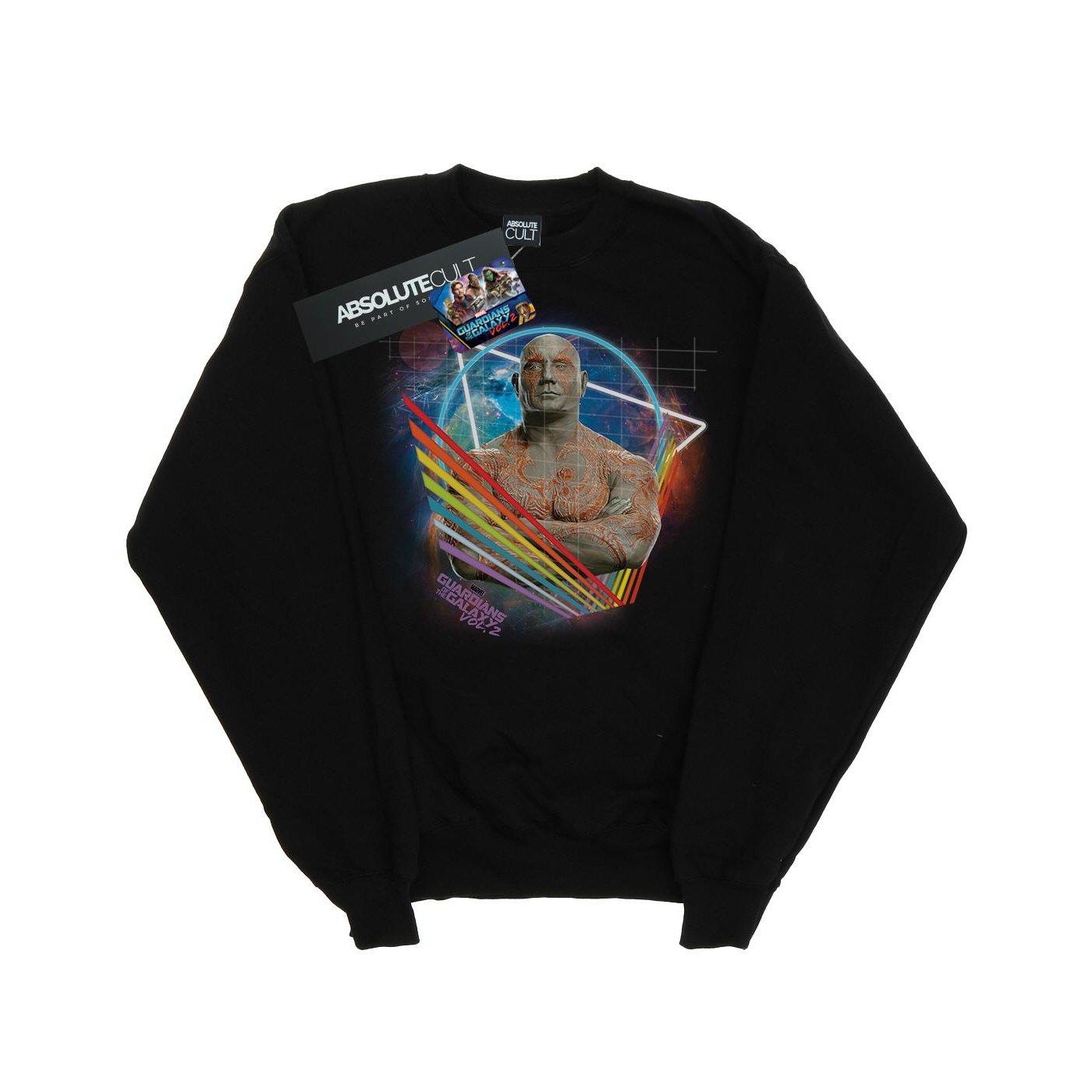 Guardians Of The Galaxy Neon Drax Sweatshirt Herren Schwarz L von MARVEL