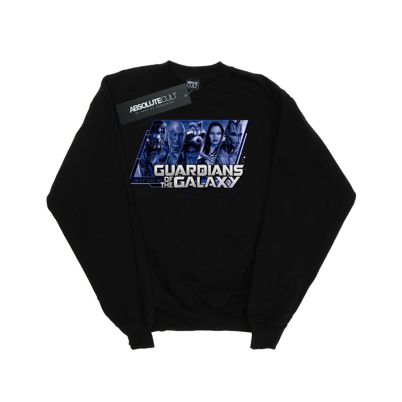 Guardians Of The Galaxy Team Sweatshirt Herren Schwarz L von MARVEL