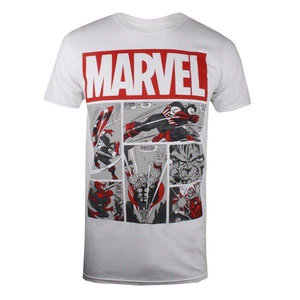 Heroes Tshirt Herren Weiss L von MARVEL