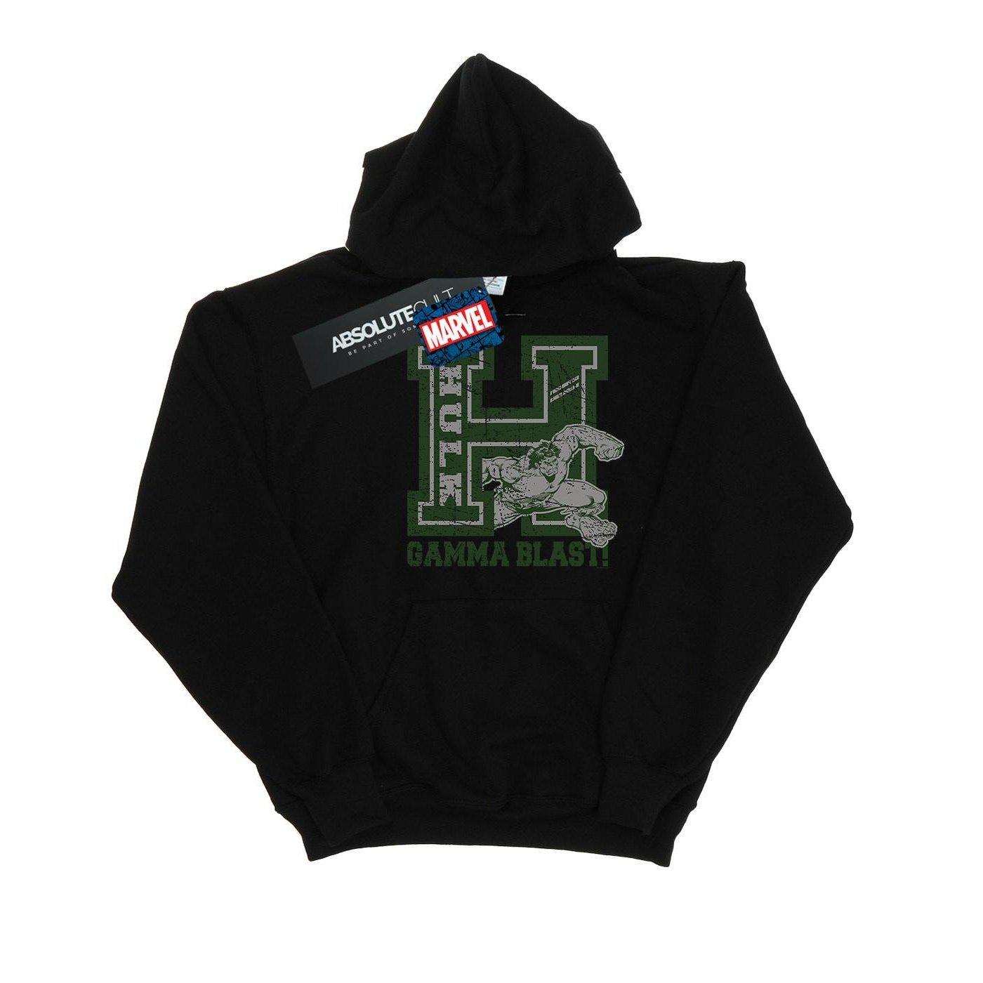 Hulk Gamma Blast Kapuzenpullover Damen Schwarz S von MARVEL