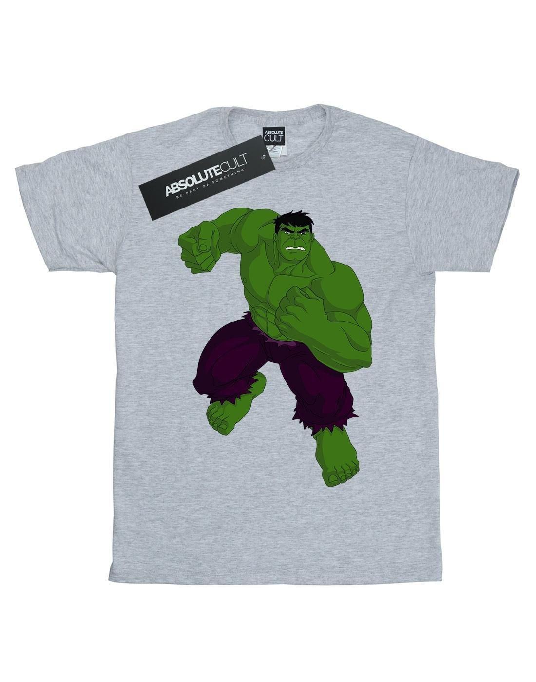 Hulk Pose Tshirt Herren Grau 3XL von MARVEL