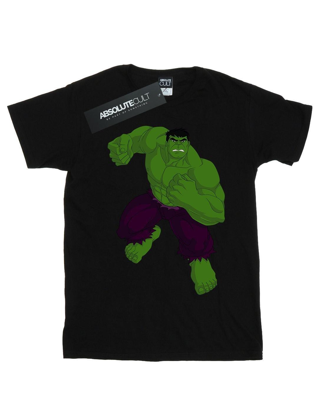 Hulk Pose Tshirt Herren Schwarz L von MARVEL