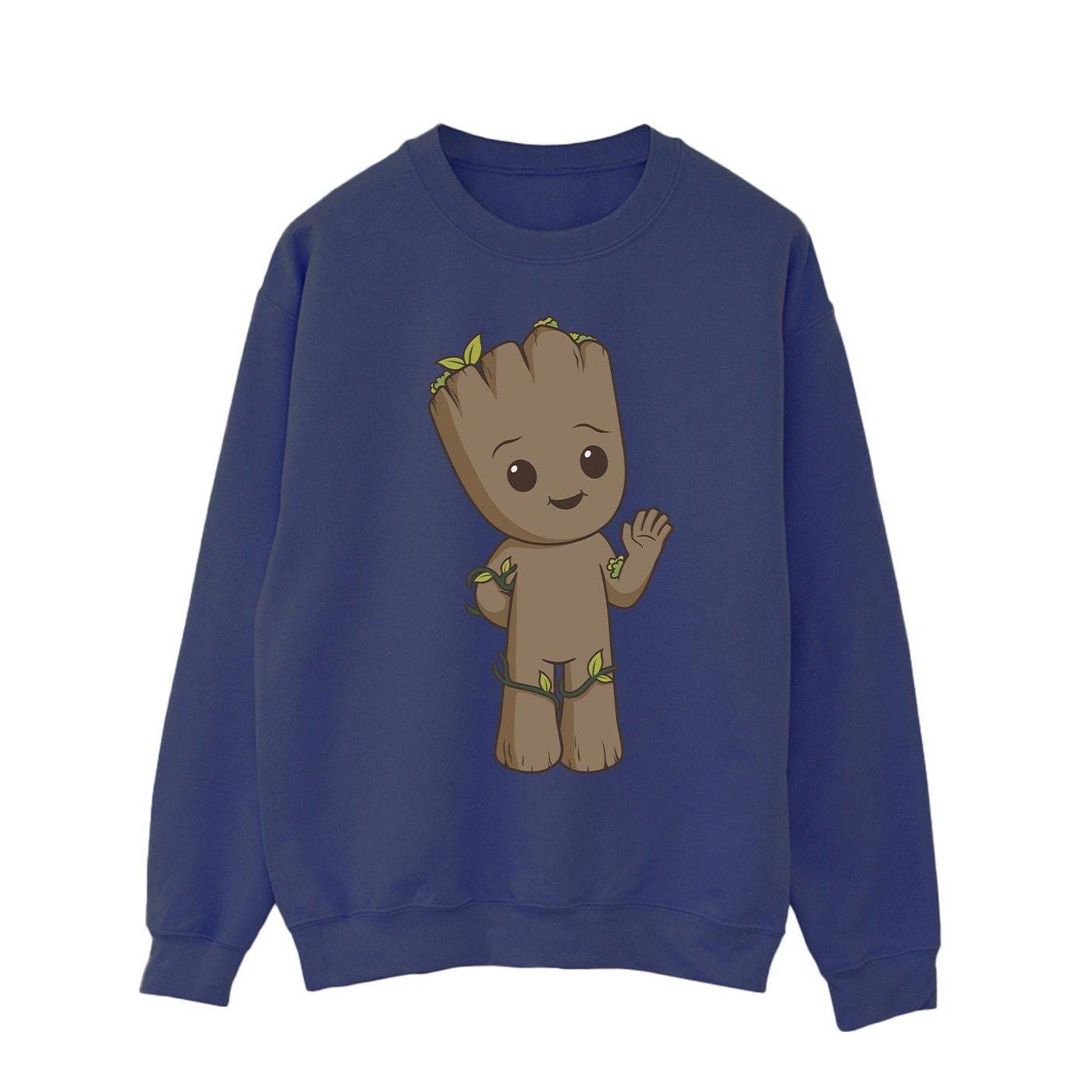 I Am Groot Cute Groot Sweatshirt Herren Marine XXL von MARVEL