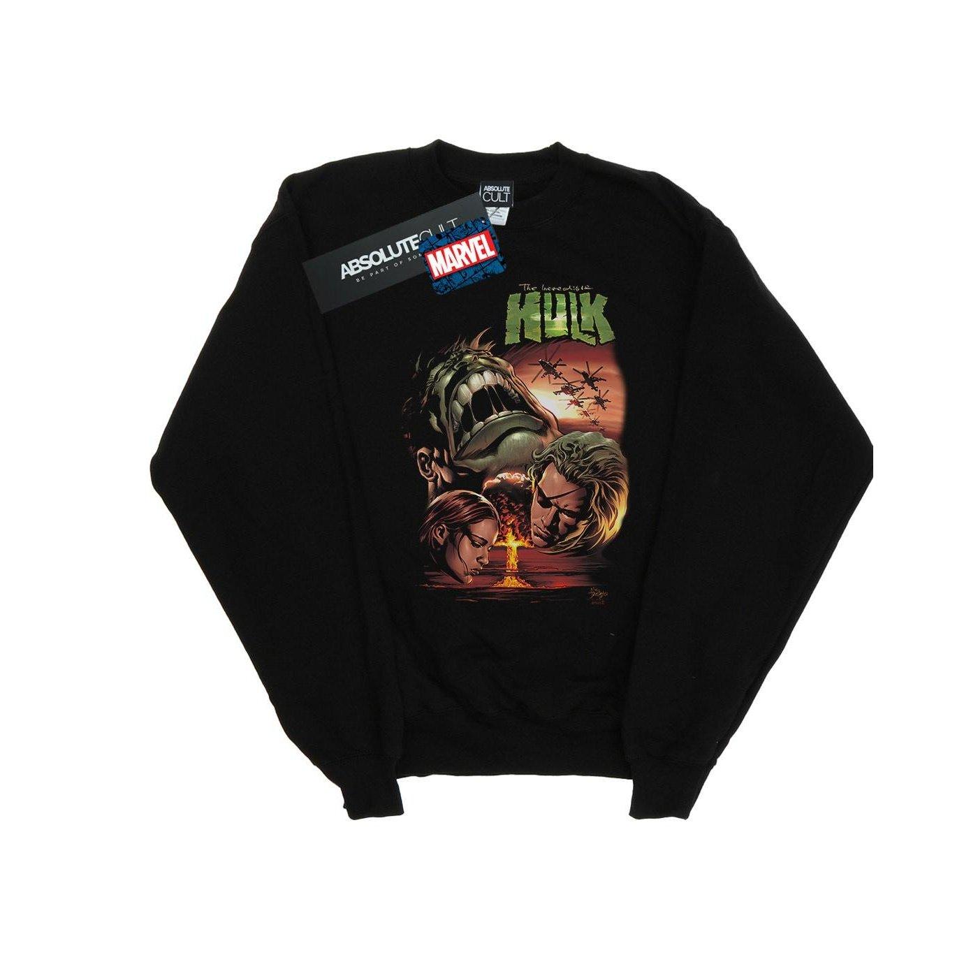 Incredible Hulk Dead Like Me Sweatshirt Damen Schwarz S von MARVEL