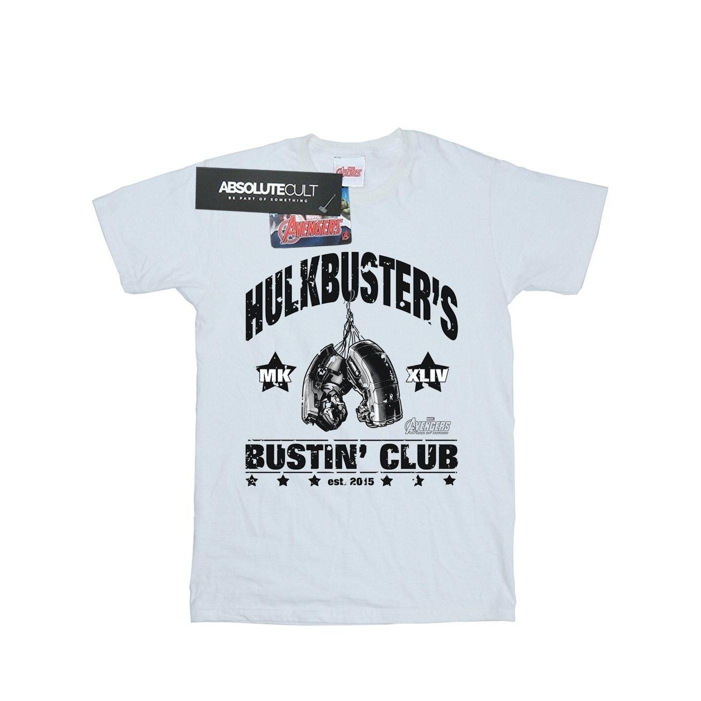 Iron Man Hulkbuster's Bustin' Club Tshirt Herren Weiss 3XL von MARVEL