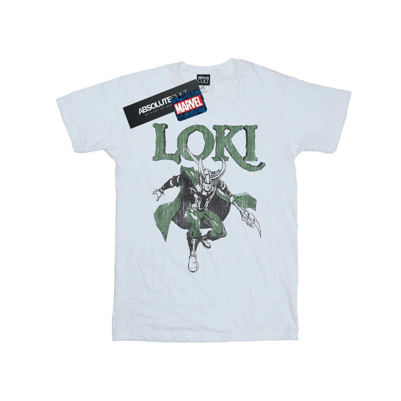 Loki Scepter Tshirt Damen Weiss 3XL von MARVEL