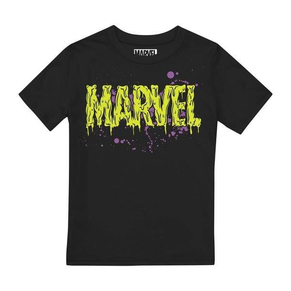 Tshirt Logo Jungen Schwarz 152-158 von MARVEL