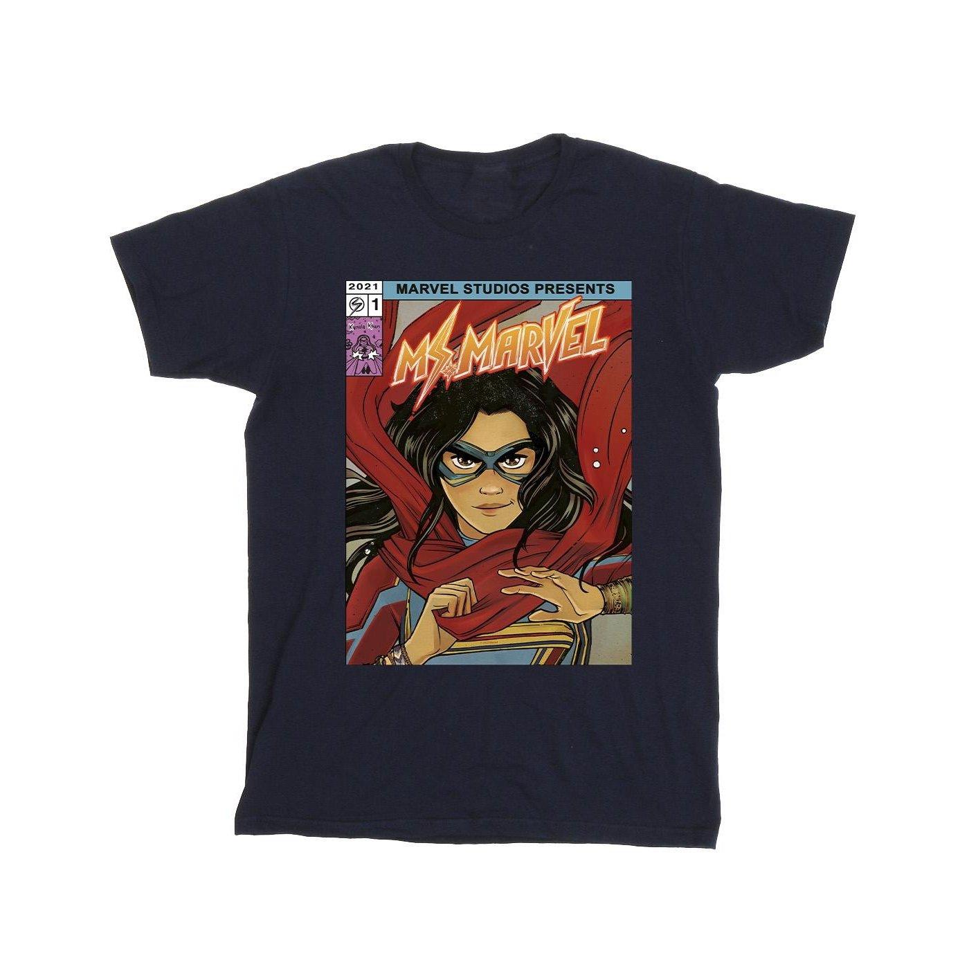 Ms Comic Poster Tshirt Mädchen Marine 116 von MARVEL