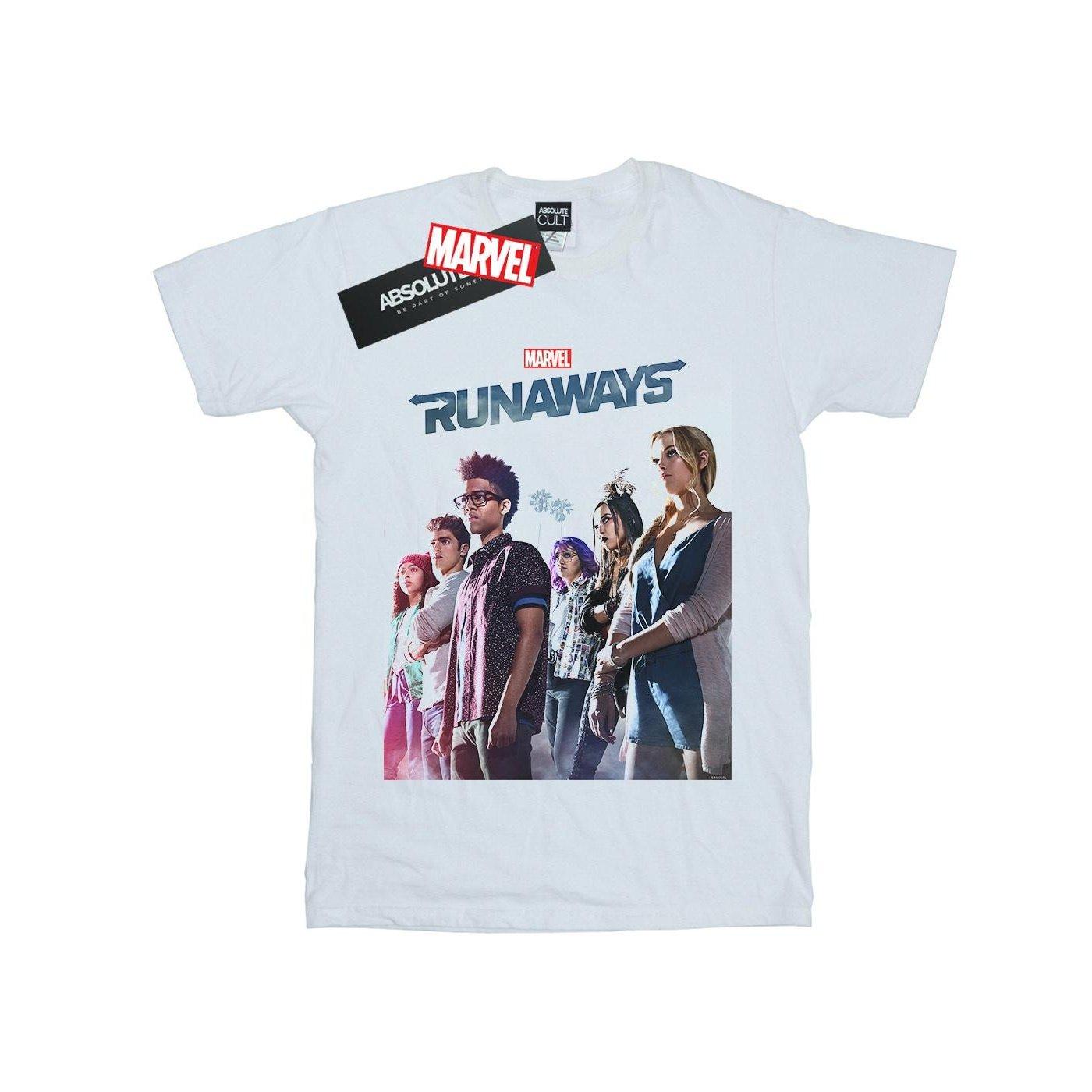 Runaways Misty Poster Tshirt Damen Weiss L von MARVEL