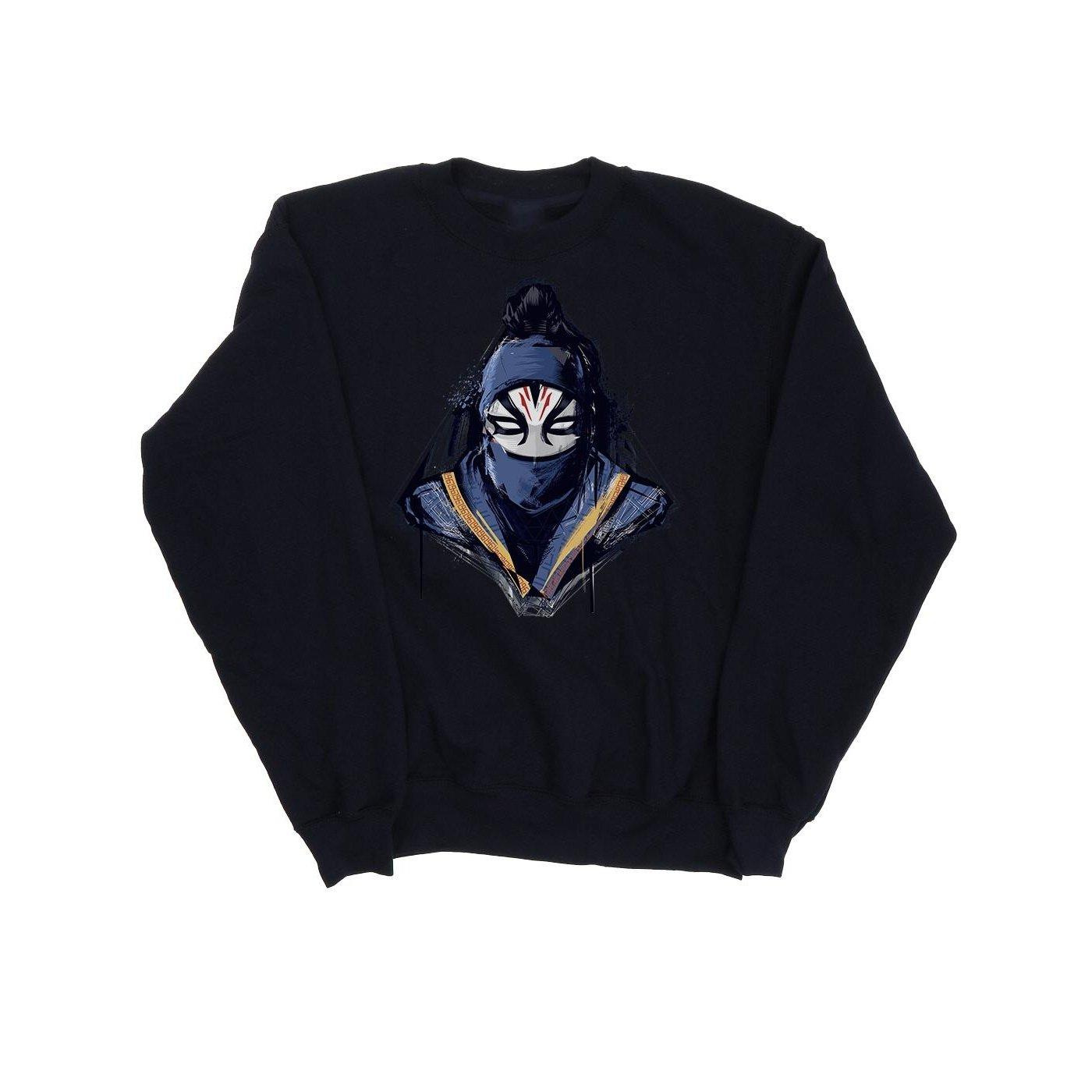 Shangchi And The Legend Of The Ten Rings Razor Fist Masked Paint Sweatshirt Herren Marine XL von MARVEL