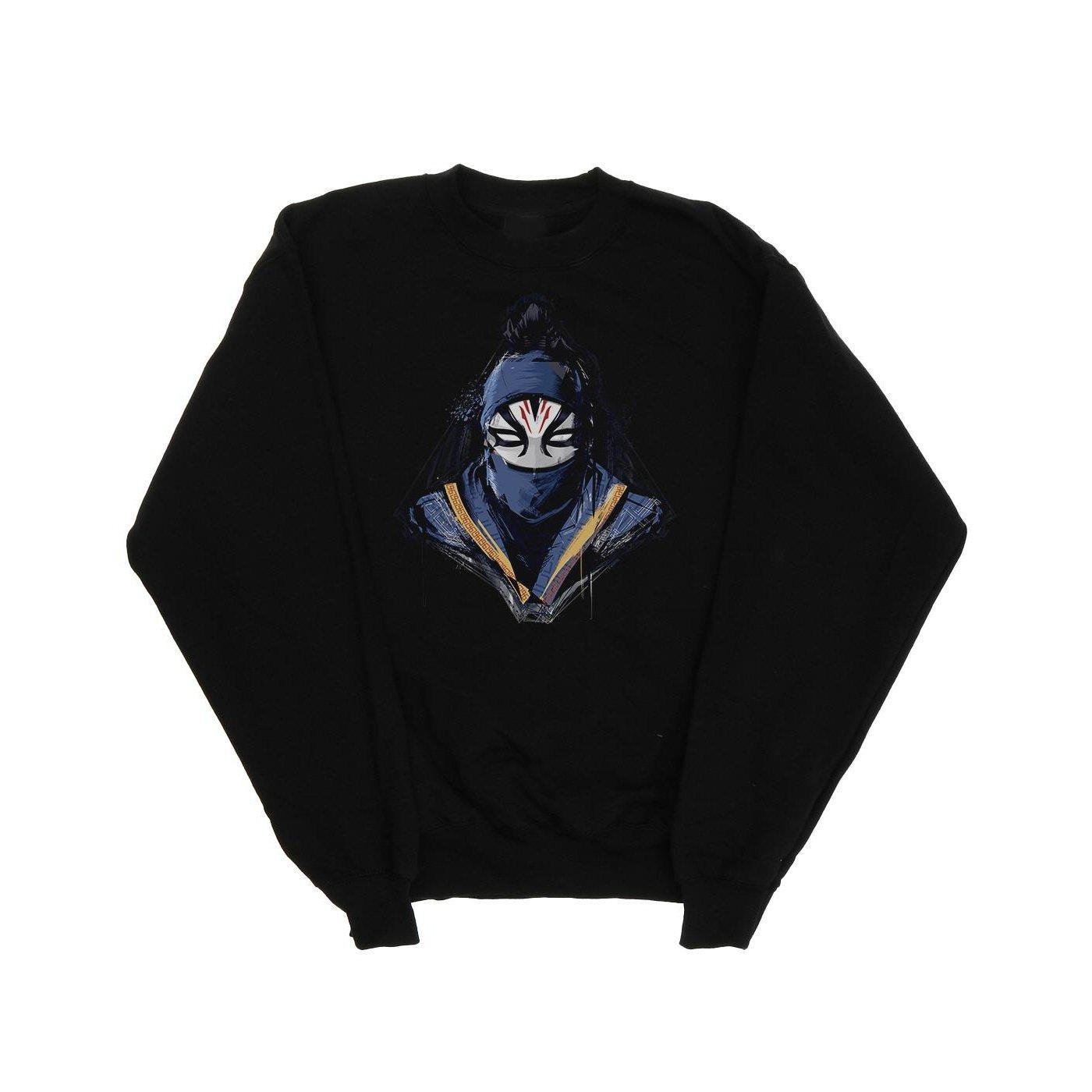 Shangchi And The Legend Of The Ten Rings Razor Fist Masked Paint Sweatshirt Herren Schwarz S von MARVEL