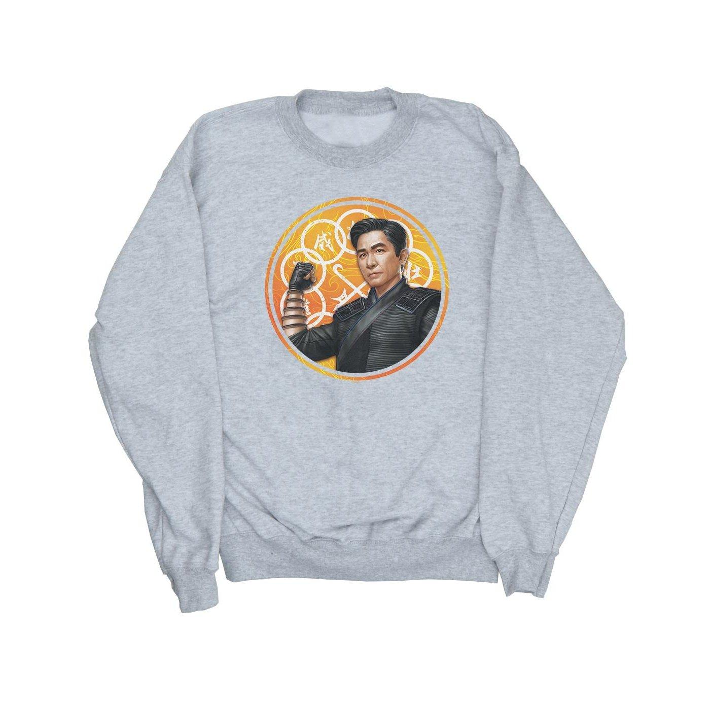 Shangchi And The Legend Of The Ten Rings Ten Ring Pose Sweatshirt Damen Grau S von MARVEL