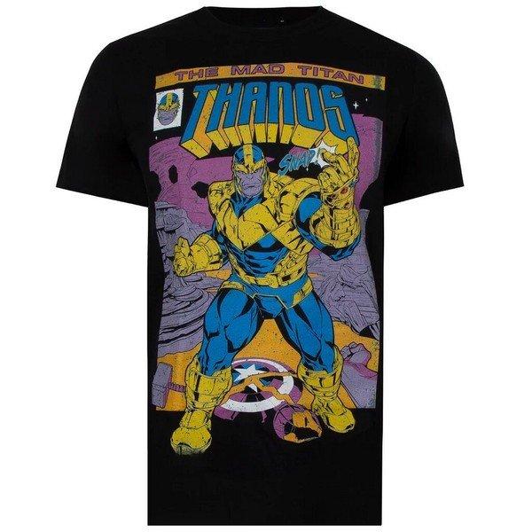 Snap Tshirt Herren Schwarz XL von MARVEL