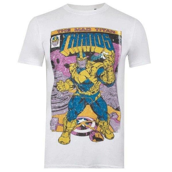 Snap Tshirt Herren Weiss M von MARVEL