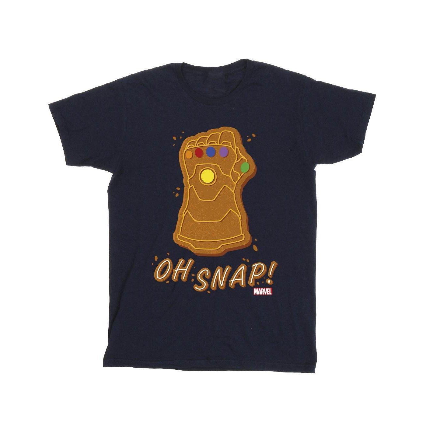 Thanos Oh Snap Tshirt Mädchen Marine 152-158 von MARVEL