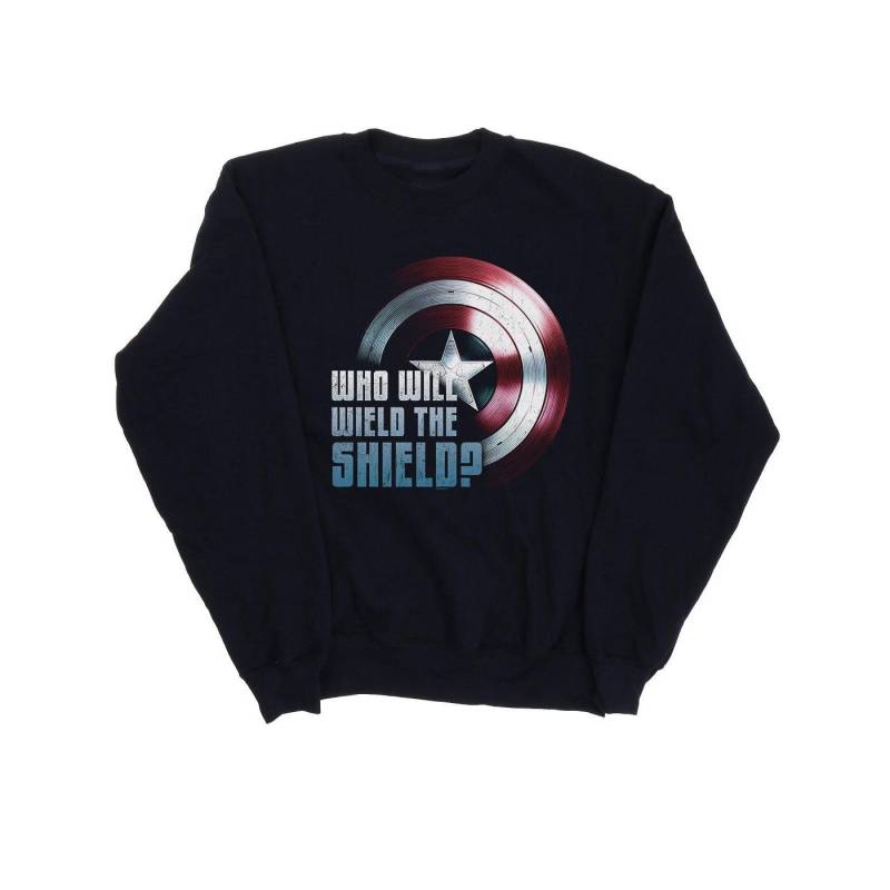 The Falcon And The Winter Soldier Wield The Shield Sweatshirt Herren Marine 4XL von MARVEL