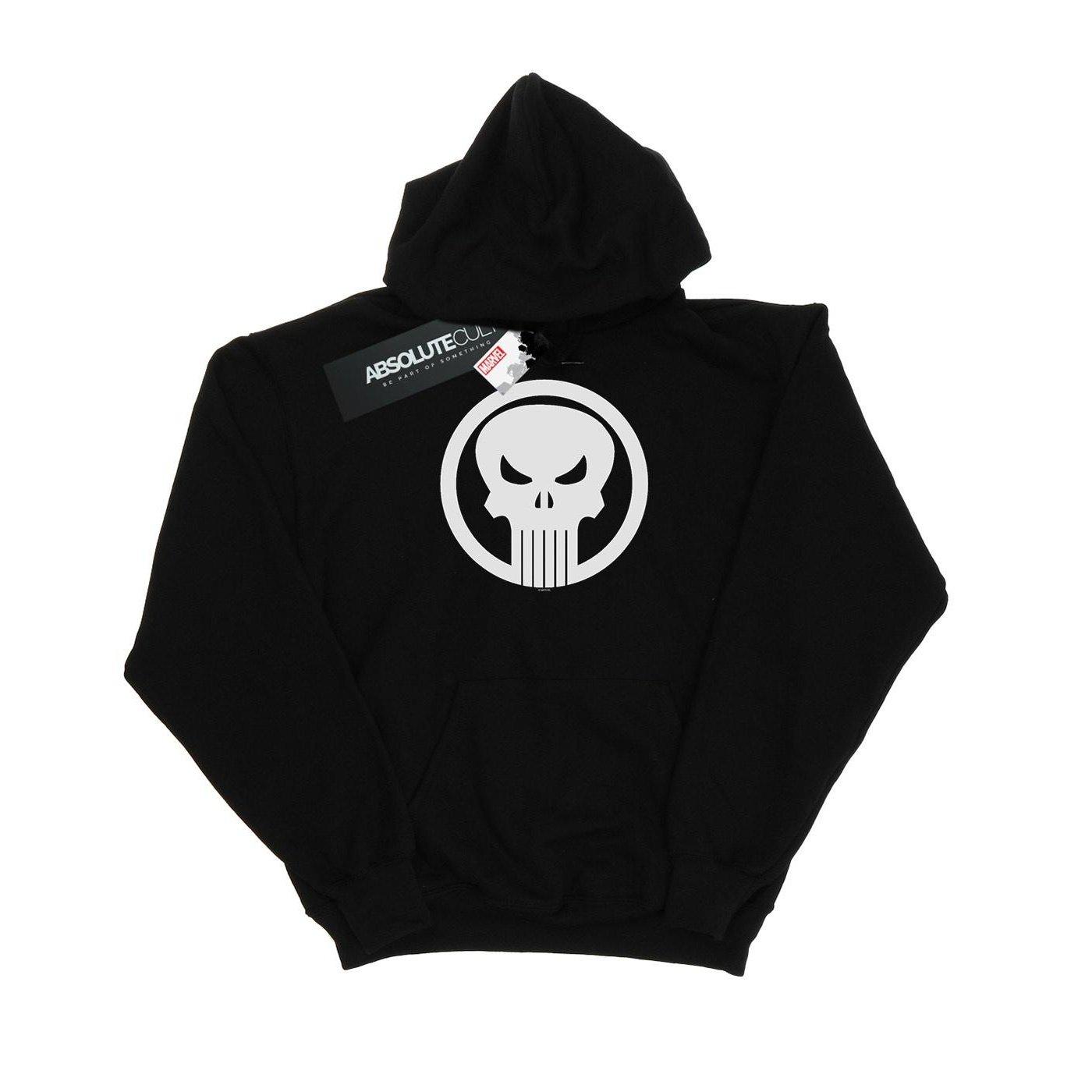 The Punisher Skull Circle Kapuzenpullover Damen Schwarz XXL von MARVEL