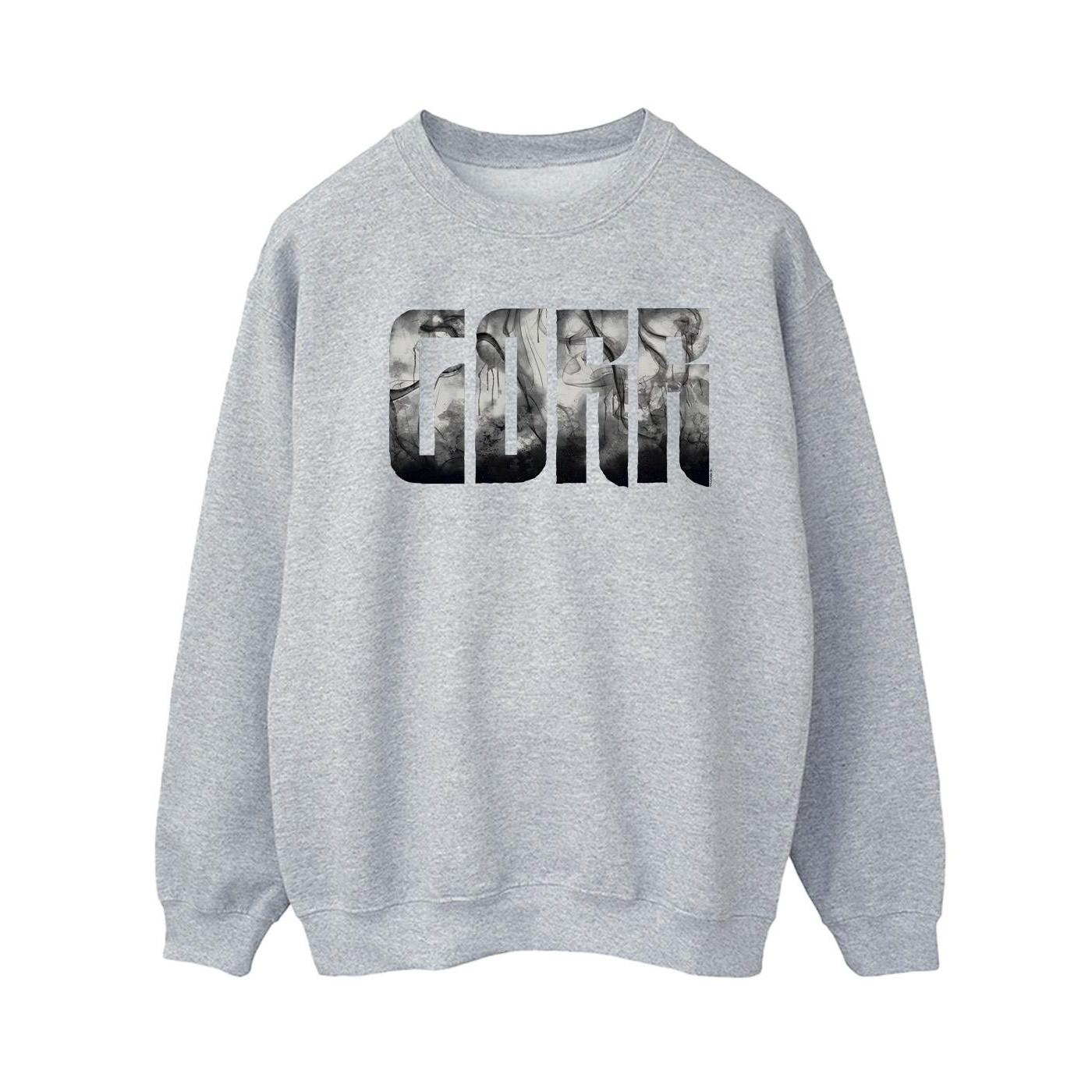 Thor Love And Thunder Gorr Chest Sweatshirt Damen Grau L von MARVEL