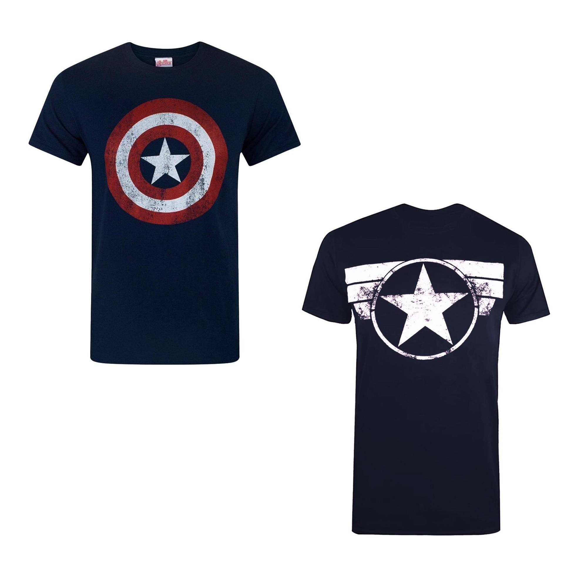 Tshirt (2erpack) Jungen Marine 140 von MARVEL