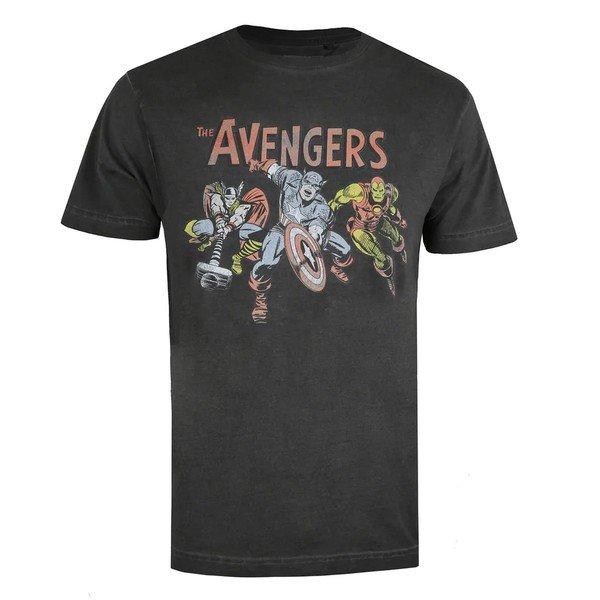 Tshirt Herren Schwarz L von MARVEL