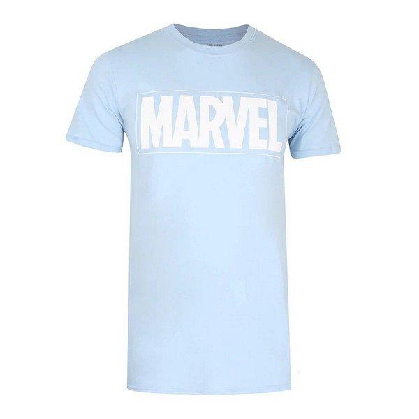 Tshirt Logo Herren Himmelblau XL von MARVEL