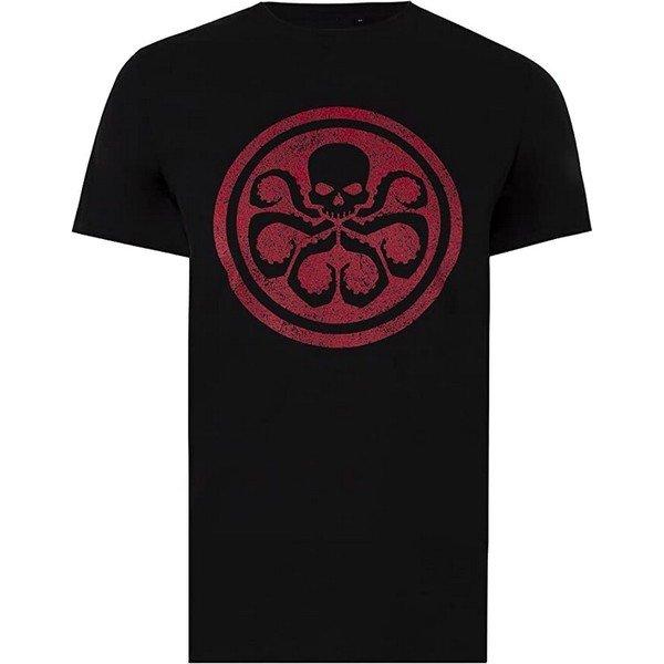 Tshirt Logo Herren Schwarz M von MARVEL