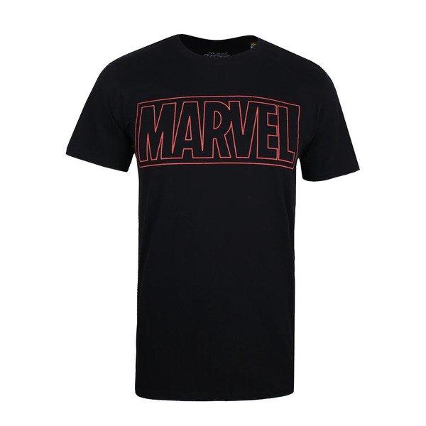 Tshirt Logo Herren Schwarz XL von MARVEL