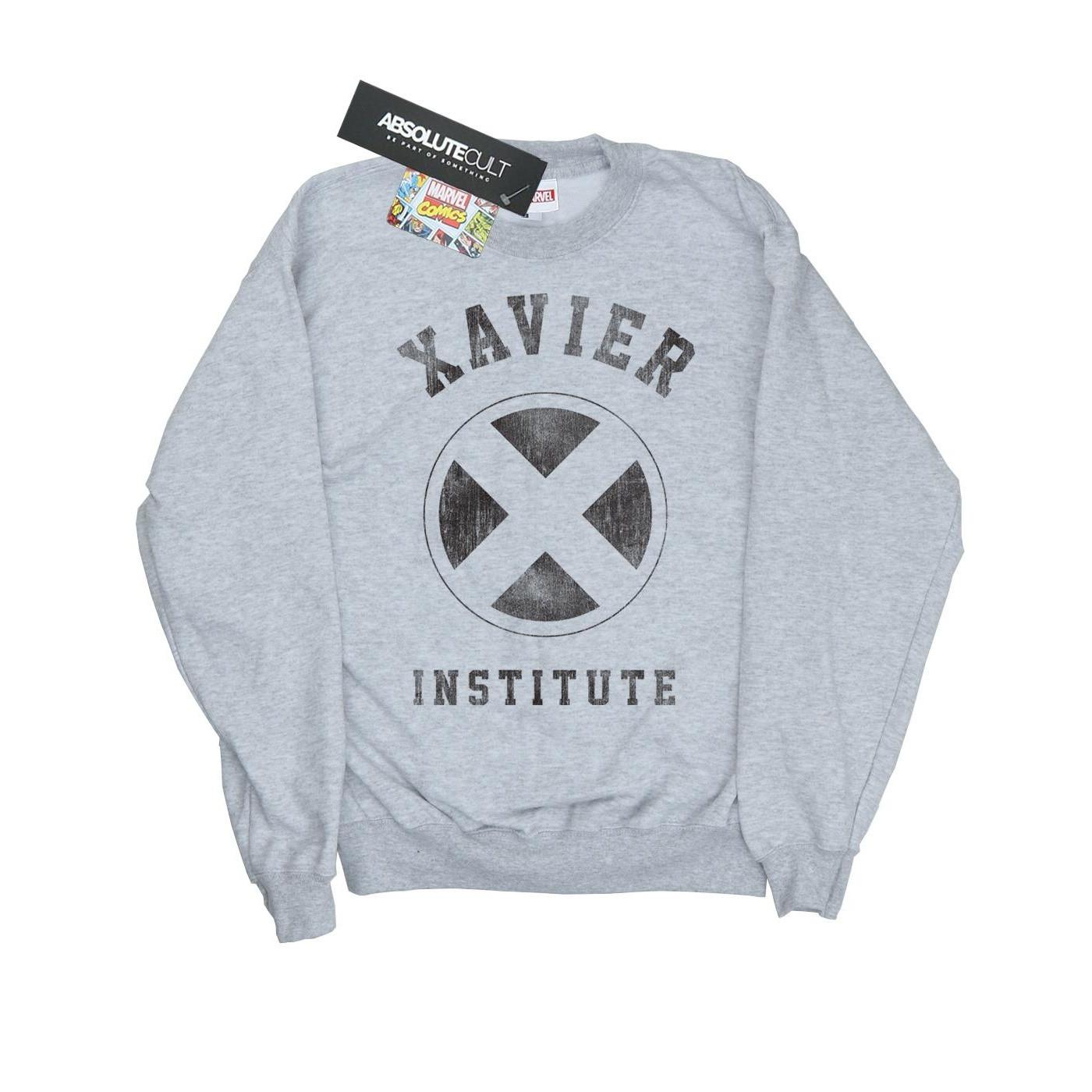 Xmen Xavier Institute Sweatshirt Herren Grau L von MARVEL
