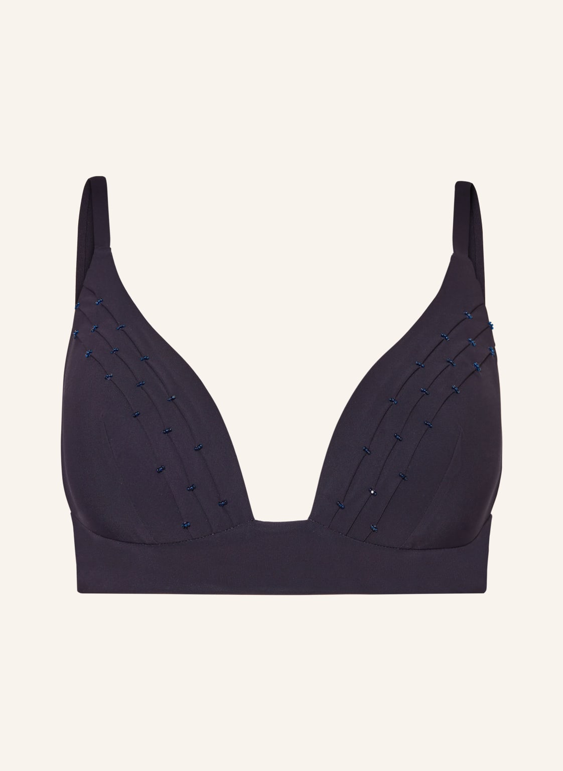 Maryan Mehlhorn Bralette-Bikini-Top Ballet Mit Schmuckperlen blau von MARYAN MEHLHORN