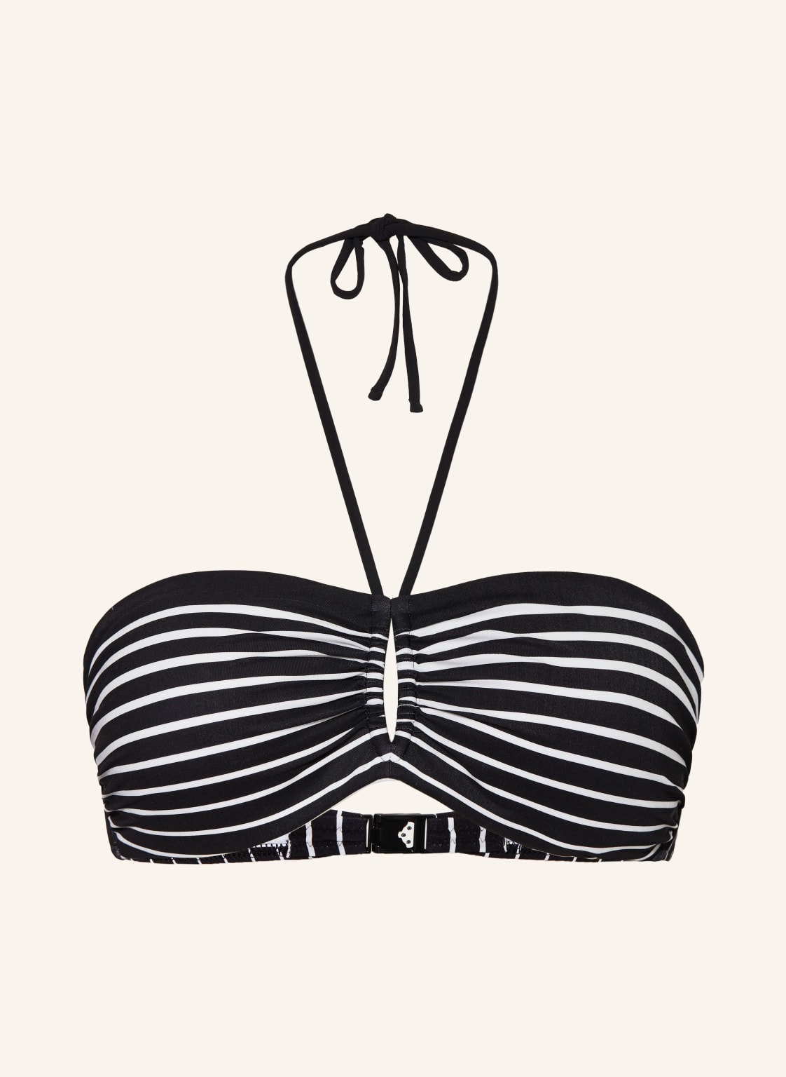 Maryan Mehlhorn Bügel-Bikini-Top Allusions schwarz von MARYAN MEHLHORN