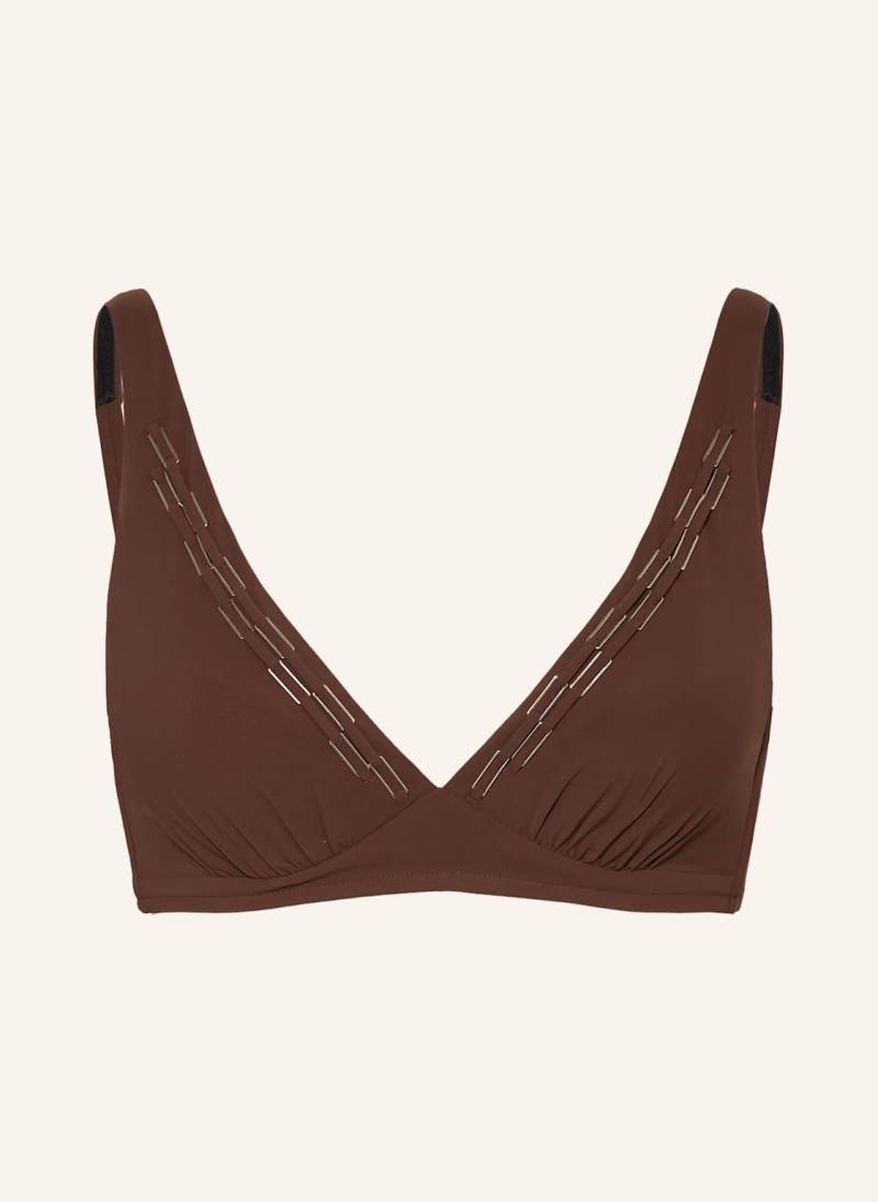 Maryan Mehlhorn Bügel-Bikini-Top Harmonia braun von MARYAN MEHLHORN