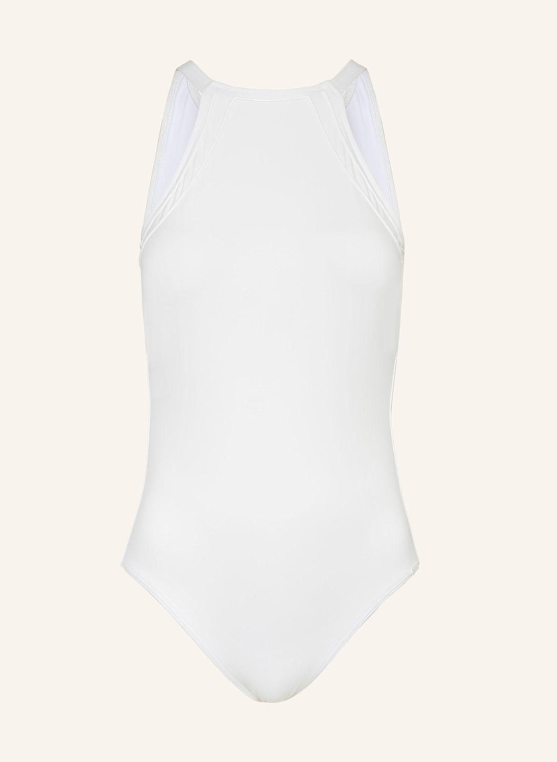 Maryan Mehlhorn High-Neck-Badeanzug Softline weiss von MARYAN MEHLHORN