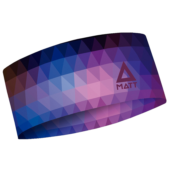 MATT - Coolmax Eco Headband - Stirnband Gr One Size bunt;grau;lila;schwarz von MATT