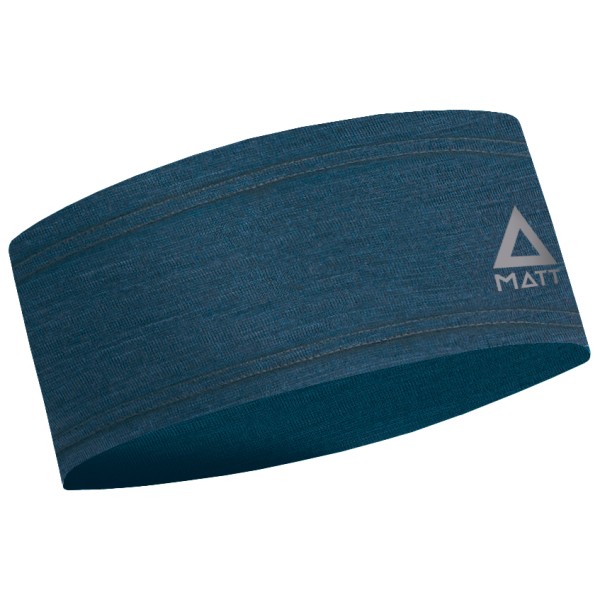 MATT - Merino Headband - Stirnband Gr One Size blau von MATT