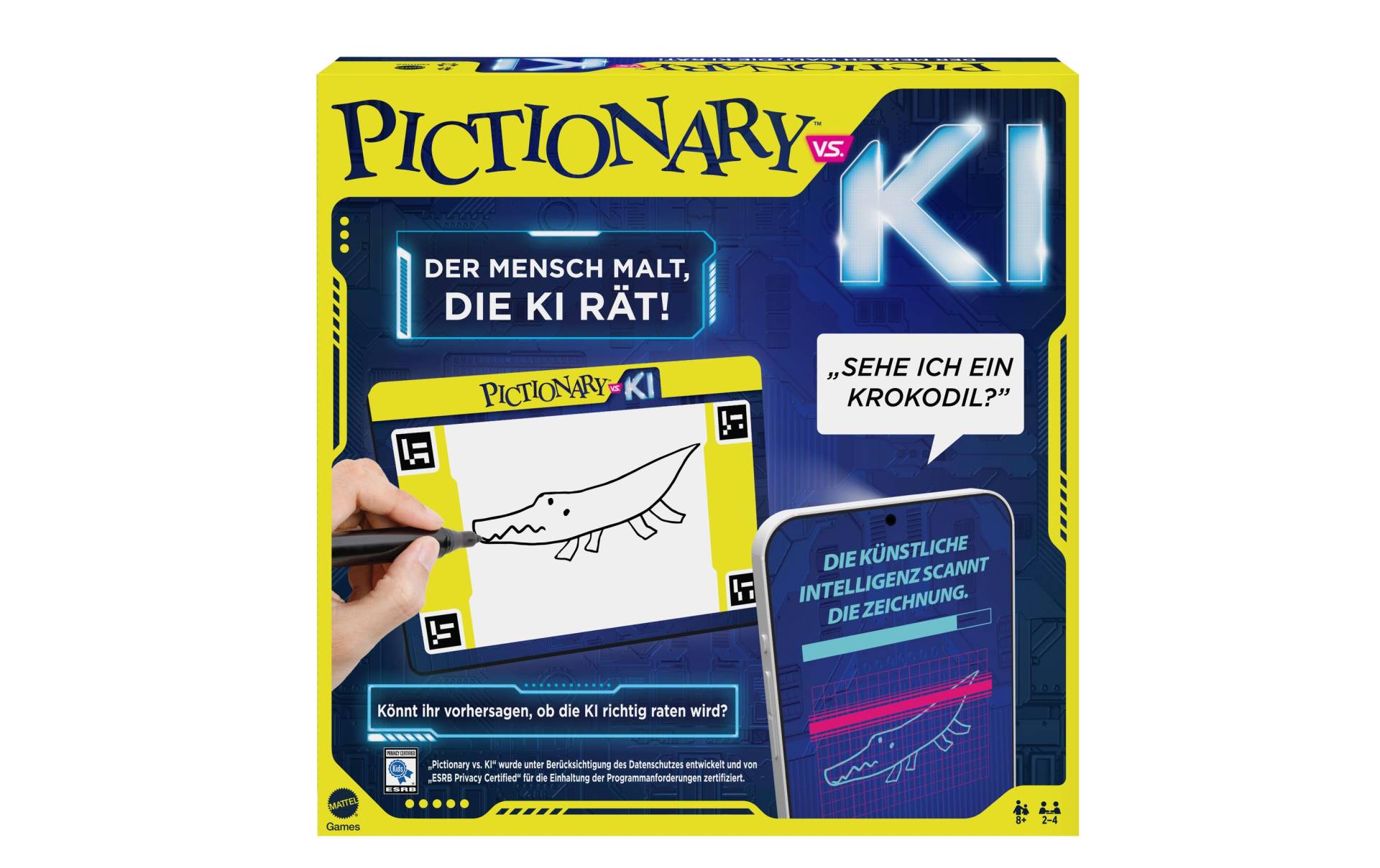 Mattel games Spiel »Familienspiel Pictionary vs AI German -DE-« von MATTEL GAMES