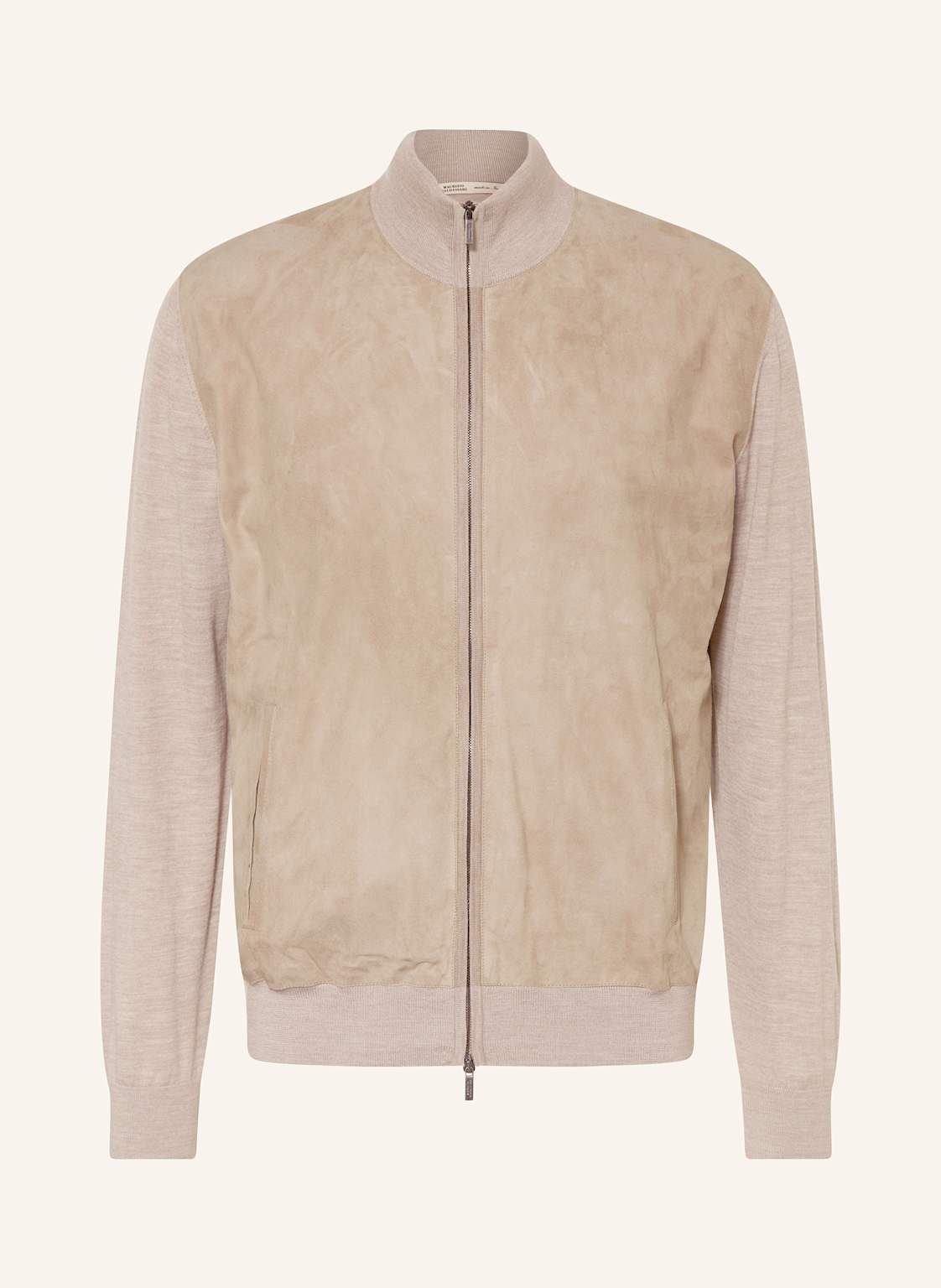 Maurizio Baldassari Strickjacke Im Materialmix beige Maurizio Baldassari Strickjacke Im Materialmix beige von MAURIZIO BALDASSARI