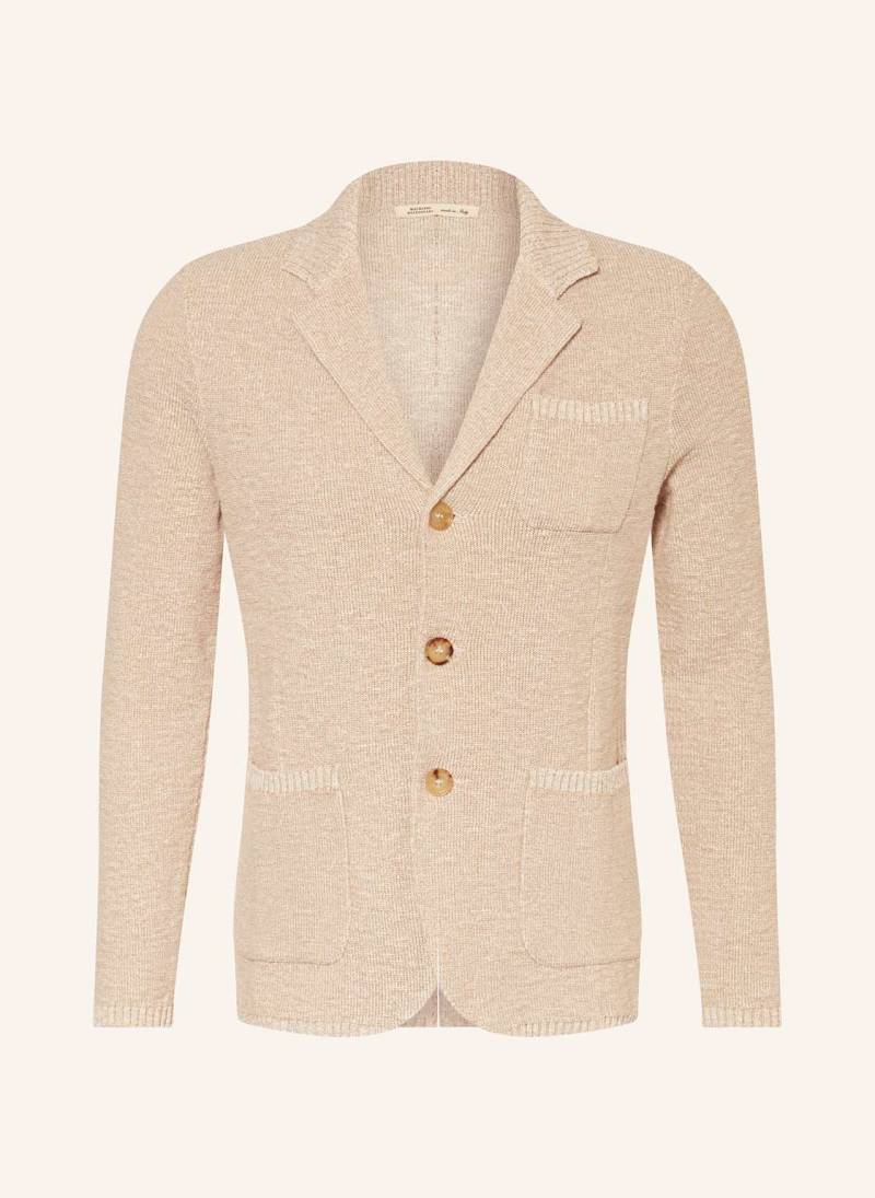 Maurizio  Baldassari Stricksakko Regular Fit beige von MAURIZIO  BALDASSARI