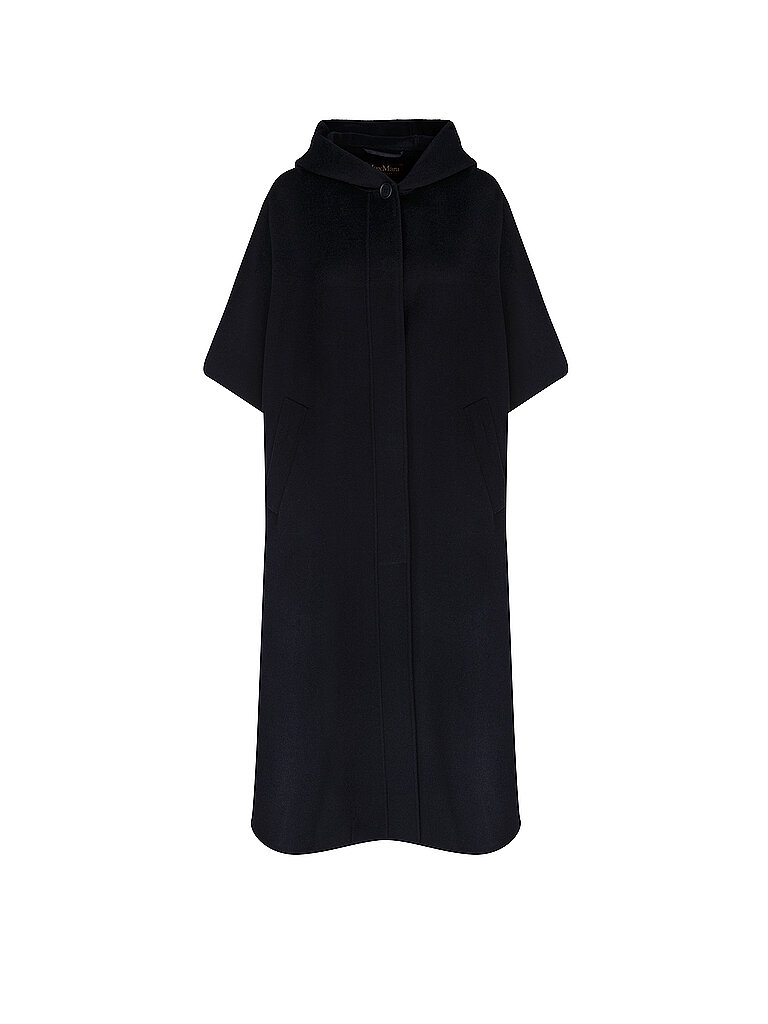 MAX MARA STUDIO Poncho - Cape RAVENNA dunkelblau | 36 von MAX MARA STUDIO